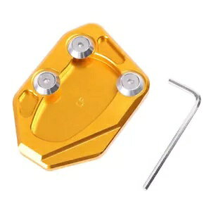 I[goCLbNX^hTChX^hv[gpbhtBbgLIFAN KPR150S[h Motorcycle Kickstand Side Stand Extension Plate Pad Fit LIFAN KPR150 Gold