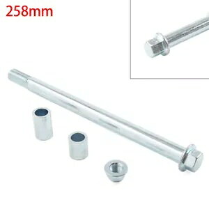 15mm 258mm + 2 Xy[T[tgAobNANX 125cc 140cc _[goCNp 15mm 258mm + 2 Spacers Front Rear Back Axle for 125cc 140cc Dirt Bike