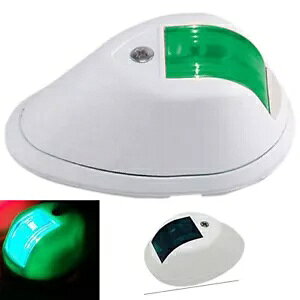 1x LED irQ[VZ[OCgh}{[gbgvX`bNO[ 1x LED Navigation Sailing Light Waterproof Marine Boat Yacht Plastic Green