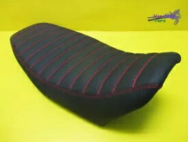 ホンダ GROM125 MSX125 2017-2019 年式に適合 ブラックシート & レッドステッチ [mi5547] Fit Honda GROM125 MSX125 Year 2017-2019 Black Seat & Red Stitch [mi5547]