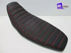 ホンダ GROM 125 MSX125 2017-2019 年式に適合 ブラックシート & レッドステッチ **bi** Fit Honda GROM 125 MSX125 year 2017-2019 Black Seat & Red Stitch **bi**