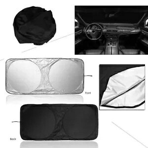jo[T܂肽ݎԃtgKXĂ~߃ubNJo[- Universal folding car windshield sunscreen block cover-