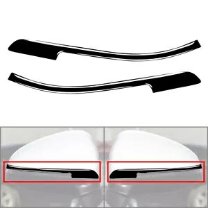 obN~[Փ˖h~XgbvJo[pl AEfB A4 B9 RS4 S4- Rearview Mirror Anti-Collision Strip Cover Panel for Audi A4 B9 RS4 S4-