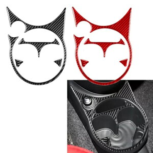 �J�[�{���t�@�C�o�[ �Z���^�[ �R���\�[�� �E�H�[�^�[�}�O �z���_�[ �p�l�� �J�o�[ �t�B�A�b�g 500 12-15-�p Carbon Fiber Center Console Watermug Holder Panel Cover for Fiat 500 12-15- �y���s�A���i�z