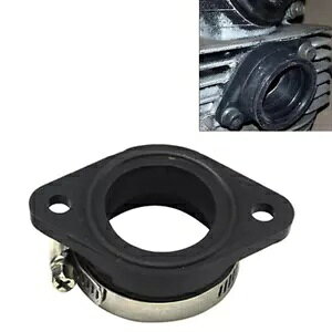 Lu}jz[hCe[NtWA_v^[{[g PWK 32mm 34mm Lu^[p ubN- Carb Manifold Intake Flanges Adapter Boat for PWK 32mm 34mm Carburetor Black-