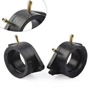 2x Lu^[Ce[N}jz[hJt}nr[S XV700 XV920 XV1100- 2x carburetor intake manifold cuff for Yamaha Virago XV700 XV920 XV1100-