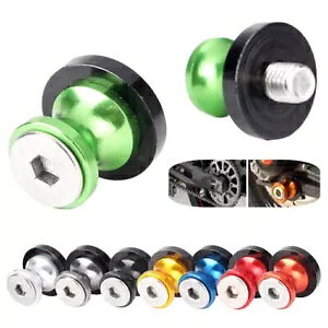 10mm XCORCXC_[ 05-12 Kawasaki NINJA 650R Z750 Z750S ER6N O[- 10mm Swing Coils Slider for 05-12 Kawasaki NINJA 650R Z750 Z750S ER6N Green-
