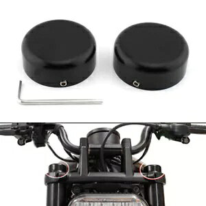 �t�H�[�N�J�o�[�L���b�v �n�[���[�X�|�[�c�X�^�[ S 1250 RH1250 S 2021-2023 �u���b�N�y�A- Fork Cover Caps for Harley Sportster S 1250 RH1250 S 2021-2023 Black Pair- �y���s�A���i�z