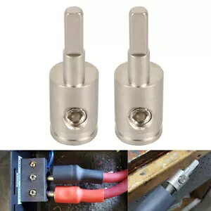 2x 4 Q[W - 8 Q[W J[I[fBI Av̓f[T[ A_v^[ ^[~i ubN (ԗp) 2x 4 Gauge to 8 Gauge Car Audio Amp Input Reducer Adapter Terminal Block for Car-