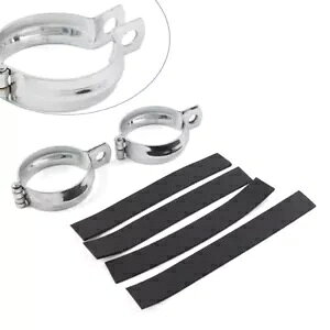 2x tH[NNvCWP[^[}Eg 52MM-60MM I[goCN[- 2x fork clamp indicator mount 52MM-60MM motorcycle chrome-