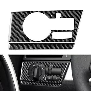 BMW X3 E83 2004-2010-pJ[{t@Co[wbhCgXCb`̃CeAJo[ Interior cover of the carbon fiber headlight switch for BMW X3 E83 2004-2010-