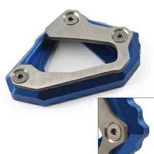 �T�C�h�X�^���h�g��t�b�g�T�|�[�g�v���[�g���}�n MT-10 2015-2021 �u���[- Side Stand Magnification Foot Support Plate for Yamaha MT-10 2015-2021 Blue- �y���s�A���i�z