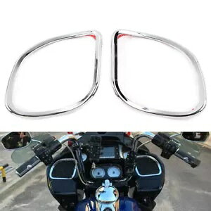 n[[_rbh\ [hOCh 15-18-pN[bLXs[J[tgpl Chrome Plated Speaker Front Panel for Harley Davidson Road Glide 15-18-