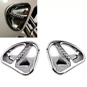 2x N[ S[hEBO g }eB[j GA Cbg O z_ GL1800 2001-11-p 2x Chrome Goldwing Trim Martini Air Inlet Grille for Honda GL1800 2001-11-