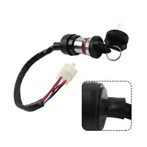 �_�΃��b�N 4 ���C���[ linshark 250 260cc 300cc 400cc ATV �� 2 �L�[- Ignition lock 4 wires for linshark 250 260cc 300cc 400cc ATV with 2 keys- �y���s�A���i�z