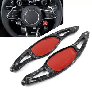 2x ステアリングホイールシフトロッカーエクステンション アウディ R8 RS3 RS5 TT RS RS Q3- 2x steering wheel shift rocker extension for Audi R8 RS3 RS5 TT RS RS Q3-