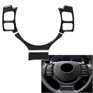 NTX IS250 NX200 200t 300h 14-17 J[{t@Co[XeAOzC[Jo[g C- For Lexus IS250 NX200 200t 300h 14-17 Carbon Fiber Steering Wheel Cover Trim C-