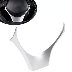 }bgVo[XeAOzC[g g^ CHR C-HR 2016-2023-p Mat Silver Decorative Steering Wheel Trim for Toyota CHR C-HR 2016-2023-