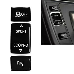 �u���b�N�X�C�b�`�{�^���g���� BMW F20 F21 F22 F23 F30 F31 F34 F32 F33 F36- Black switch button trim for BMW F20 F21 F22 F23 F30 F31 F34 F32 F33 F36- �y���s�A���i�z