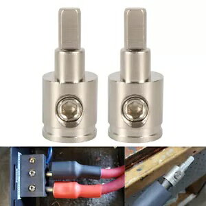 0 Q[W 4 Q[W̃J[I[fBIAv̓f[T[A_v^[[qԗp- 0 Gauge to 4 Gauge Car Audio Amp Input Reducer Adapter Terminal Block for Car-