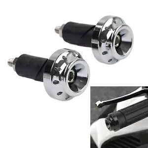 N[ [^[TCN 7/8 '' 1'' nho[ nhAnho[ Gh LbvAVo[ vO Chrome Motorcycle 7/8'' 1''' handlebar handles, handlebar end cap, silver plug-