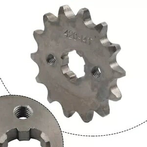 420 `F[ 17 ~[g 14T XvPbgtg 50 70 90 110 125 140cc ATV sbg_[goCNp 420 Chain 17mm 14T Sprocket Front for 50 70 90 110 125 140cc ATV Pit Dirt Bike-
