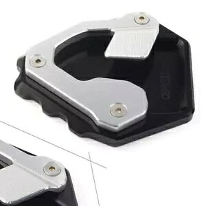 �z���_ CRF1000L �A�t���J�c�C���p�T�C�h�X�^���h�p�b�h�G�N�X�e���V���� CNC �u���b�N Side stand pad extension CNC black for Honda CRF1000L Africa twin- �y���s�A���i�z