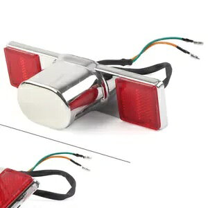 ホンダ CMX250 CA250 用リアライト一体型ランププレートマウント Rear Light Integrated Lamp Plate Mount for Honda CMX250 CA250-