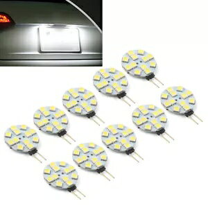 10  RV i G4 x[X LED dFv 5050 SMD- 10Pcs Indoor Car RV Landscape G4 Base LED Bulb White Light Lamp 5050 SMD-