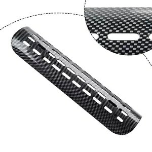 I[goC̘pȂGL][Xg}t[pCvq[gV[hJo[q[ی- Motorcycle Curved Exhaust Muffler Pipe Heat Shield Cover Heel Protection-