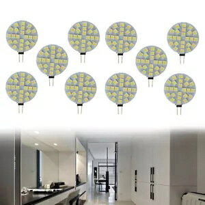 DC12V G4 \Pbg 24 LED 5050 SMD LED v zCg  gbN p- DC12V G4 Socket 24 LED 5050 SMD LED Lamp White for Car Truck Landscaping-