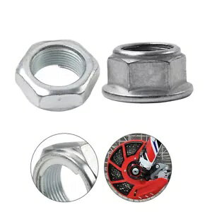 フロントリアホイールアクスルナットネジホンダ CRF450R 2002-2021 CRF450X 05-21- Front rear wheel axle nut screw for Honda CRF450R 2002-2021 CRF450X 05-21-