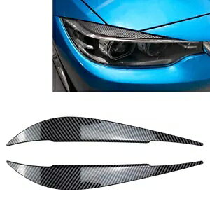 tgwbhCgуg BMW 4 V[Y F32 F33 F36 2012-20 yA- Front headlights eyebrow trim for BMW 4 Series F32 F33 F36 2012-20 pairs-