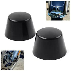 n[[c[OGNgOChpubNtgANXLbvibgJo[- Black Front Axle Cap Nut Cover For Harley Touring Electra Glide-