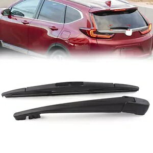 z_ CR-V 2017-2022 pACp[A[ƃ[tZbgAubNJ[- Rear Wiper Arm and Leaf Set for Honda CR-V 2017-2022, Black Car-