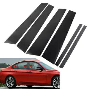 6pc �h�A���R�����O���A�t���[���g���� BMW 3 �V���[�Y F30 2012-2015 2013 2014- 6pc door window column glare frame trim for BMW 3 Series F30 2012-2015 2013 2014-