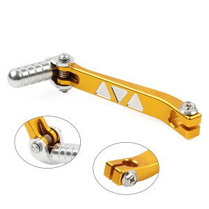 11mm �S�[���h CNC ���� HD �V�t�g���o�[�n���h�� 110 125cc �s�b�g�v���_�[�g�o�C�N�p- 11mm Gold CNC Alloy HD Shift Lever Handle for 110 125cc PIT PRO DIRT BIKE- �y���s�A���i�z