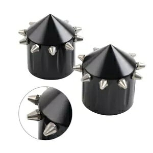 FIT n[[ c[O [hLO CNC Jbg tg ANX Lbv ibg Jo[- FIT Harley Touring Road King CNC Cut Front Axle Cap Nut Covers-