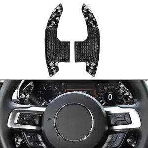 tH[h }X^O GTAEcoBoostAV6 2015-2023 pXeAO zC[ Vtg bJ[ GNXeV Steering wheel shift rockers extension for Ford Mustang GT, EcoBoost, V6 2015-2023-