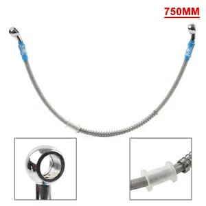 75 �Z���`���[�g���h�b�g�I�[�g�o�C�ґg�|�u���[�L�N���b�`�I�C���z�[�X�p�C�v- 75 cm dot motorcycle braided steel brakes clutch oil hose pipe- �y���s�A���i�z