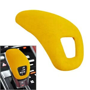 |VF pi[ XG[h Z^[ R\[ Vtg o[ {^ Jo[ gɓK܂B FITS Porsche Panamera Suede Center Console Shift Lever Button Cover Trim-