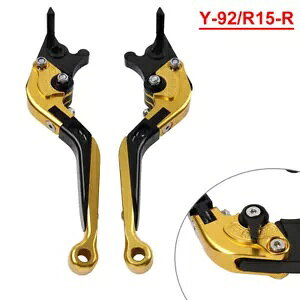 S[h u[Lo[ Nb`o[ ܂肽 }n MT-15 M-SLAZ 150 XSR155- Gold Brake Lever Clutch Lever Folding For Yamaha MT-15 M-SLAZ 150 XSR155-