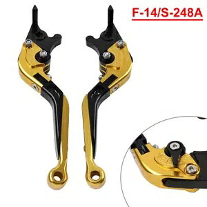 S[h CNC ܂肽݃Nb`o[ u[Lo[ XYL GSXR600 GSR750/GSX-S750-p Gold CNC Folding Clutch Lever Brake Lever for Suzuki GSXR600 GSR750/GSX-S750-
