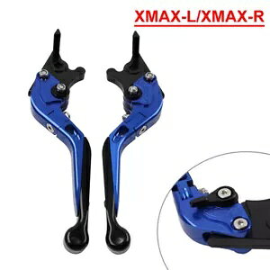 u[u[Lo[Nb`o[܂肽݃}n XMAX125/250/300/400 2015-22- Blue Brake Lever Clutch Lever Folding For Yamaha XMAX125/250/300/400 2015-22-