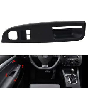 LHD ubNJ[EBhEXCb`Rg[plx[ VW St 5 GTI R32-p LHD Black Car Window Switch Control Panel Bezel for VW Golf 5 GTI R32-