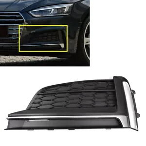 tgop[tHOCgOJo[ AEfB A5 S C S5 2017-2020- Front bumper fog light grill cover for Audi A5 S line S5 2017-2020-