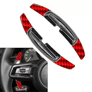 |VF }J 911 pi[pbh XeAO zC[ Vtg bJ[ GNXeV- Red Steering Wheel Shift Rocker Extension for Porsche Macan 911 Panamera-