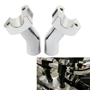 3 1/2C` vobN nho[ u[X^[ N[ n[[ 1C` o[ _Ci \teC [hLOp- 3 1/2"" Pullback Handlebar Booster Chrome for Harley 1"" Bar Dyna Softail Road King-