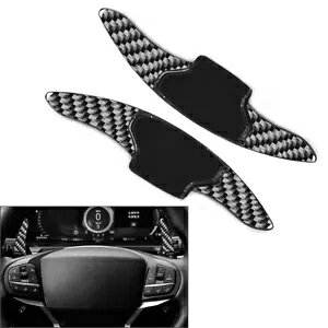J[{t@Co[XeAOzC[VtgbJ[GNXeVtH[hGNXv[[2020-2023 21 22-p Carbon Fiber Steering Wheel Shift Rocker Extension for Ford Explorer 2020-2023 21 22-