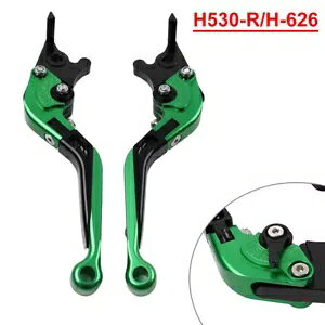 O[܂肽݃Nb`o[/u[Lo[XYL GSXS125 GSXR150 2017-2019- Green Folding Clutch Lever / Brake Lever for Suzuki GSXS125 GSXR150 2017-2019-
